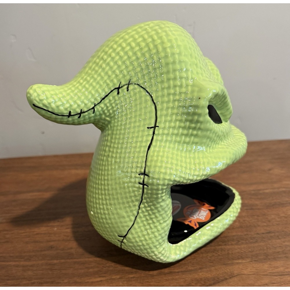 Disney Nightmare Before Christmas Oogie Boogie Ceramic Halloween Candy Bowl - Picture 2 of 6
